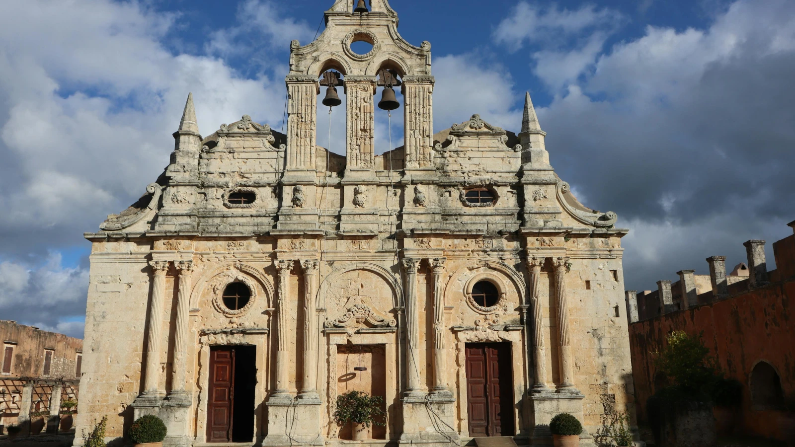 Stunning stone architecture of the Monastery of Ayia Napa Cyprus